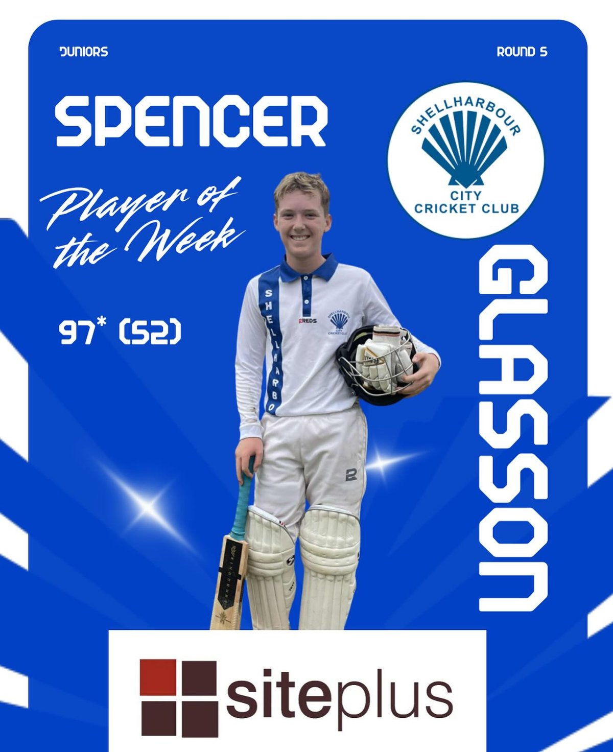 Junior Player of the Week – Spencer Glasson!