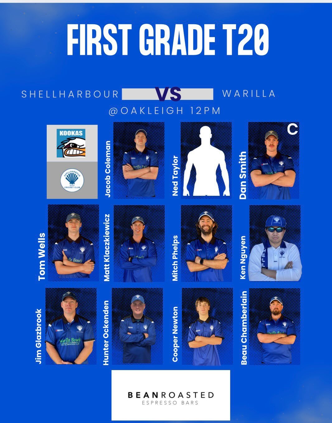 Our Teams for todays 4 T20 games across 1st an ...