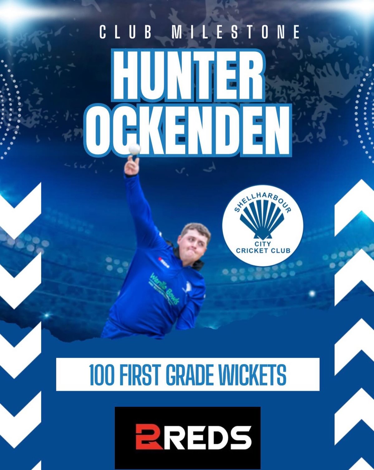 100 First Grade wickets for Hunter Ockenden in ...