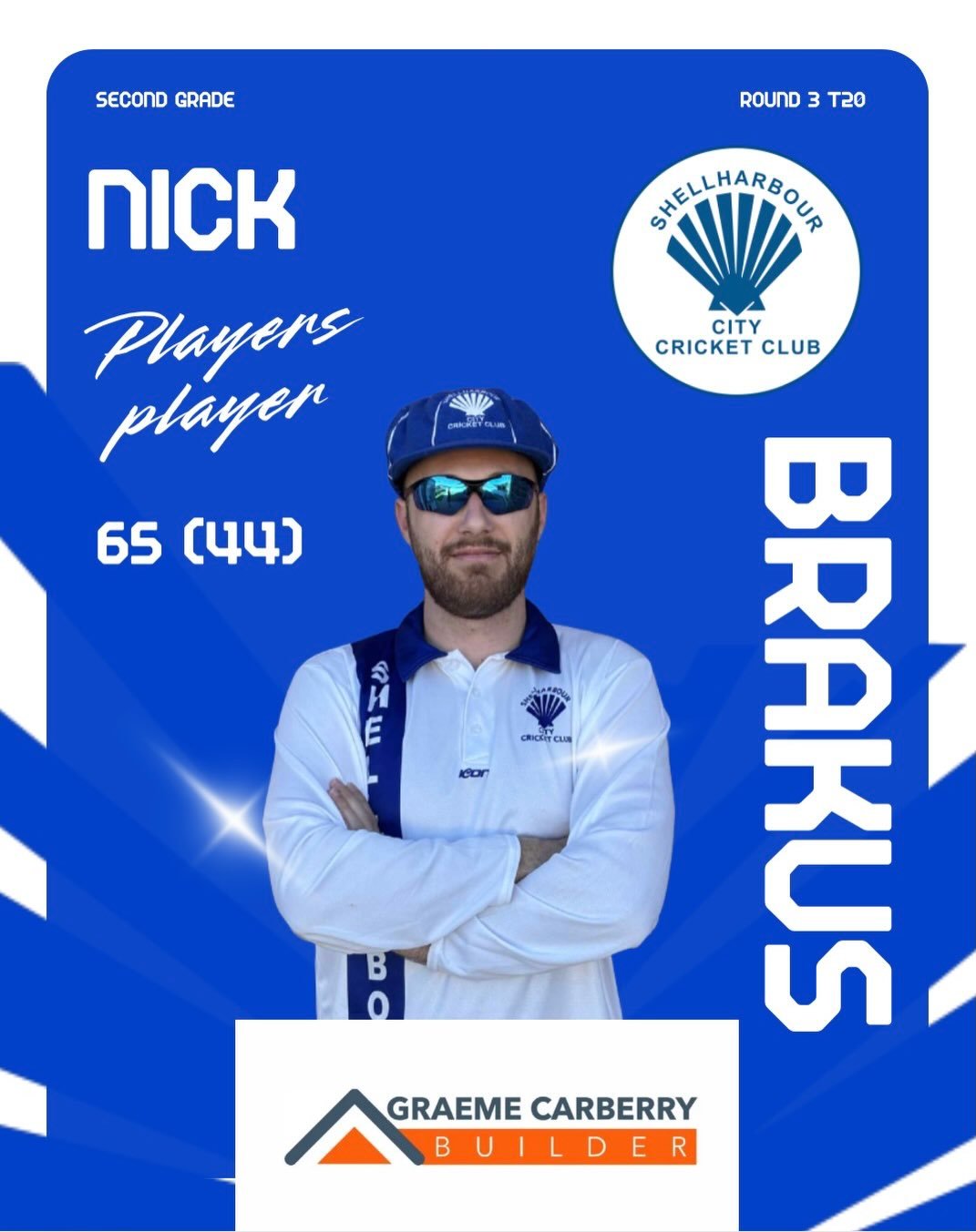 Second Grade T20 Players’ Player – Nick Brakus ...
