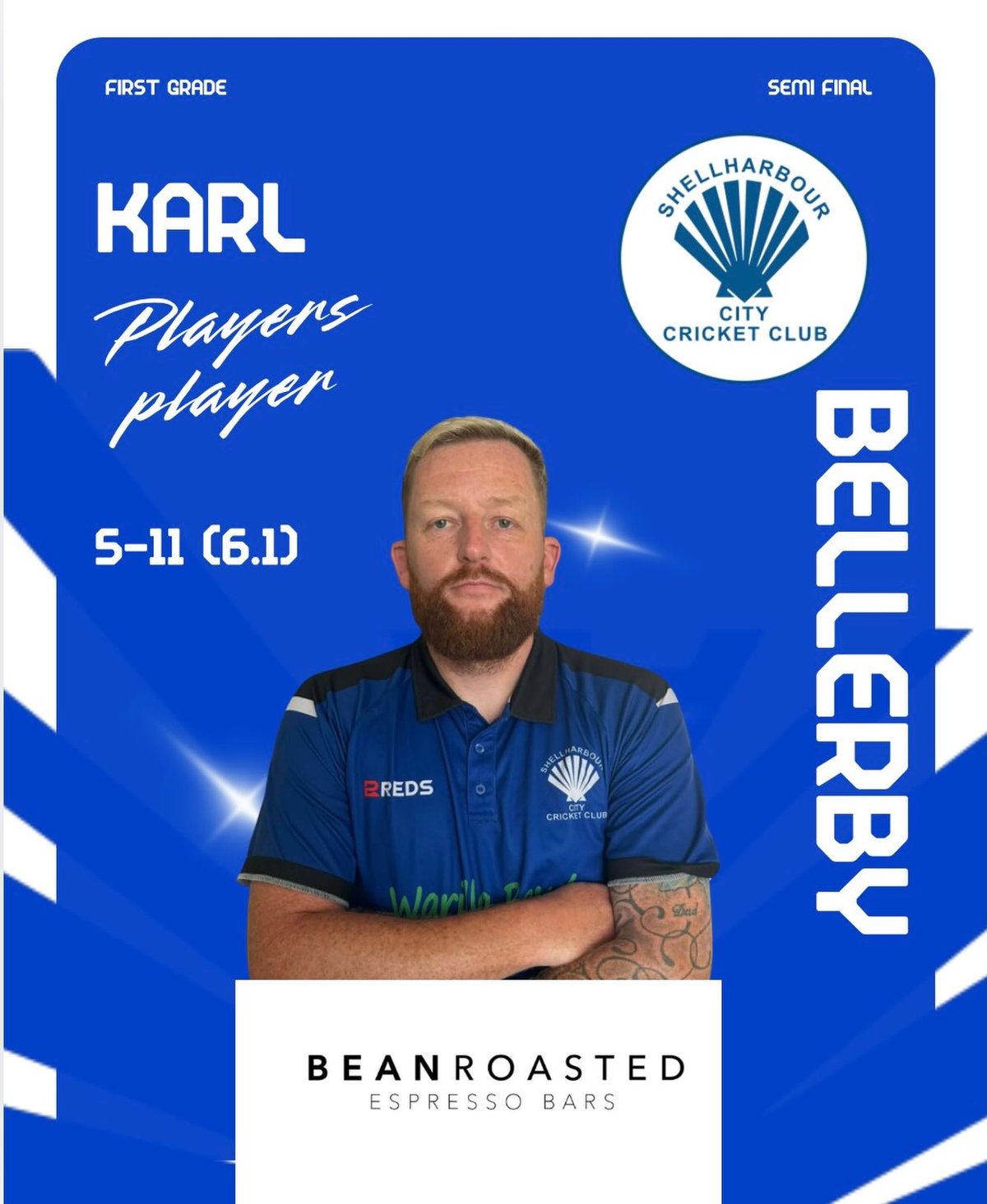 First Grade Players Player – Karl Bellerby