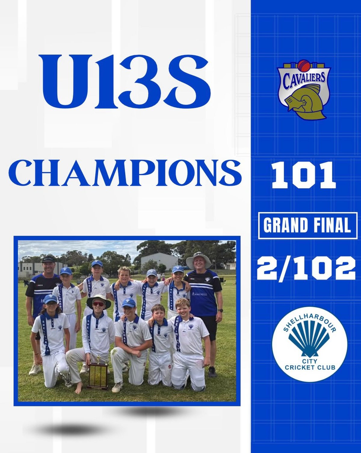 U13s ARE GRAND FINAL WINNERS! 🏆🏏