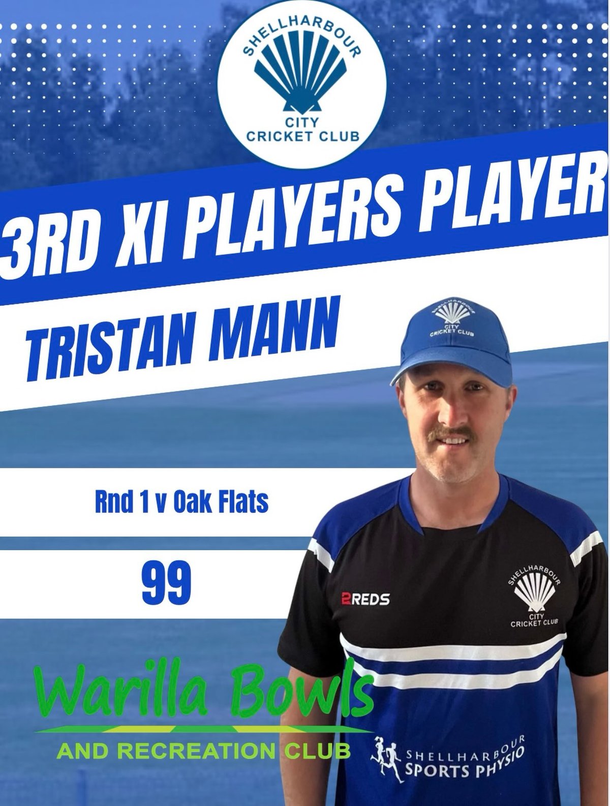 🏏 THIRD GRADE PLAYERS’ PLAYER – TRISTAN MANN 🔥